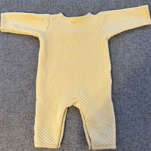 Yellow cotton onesie
